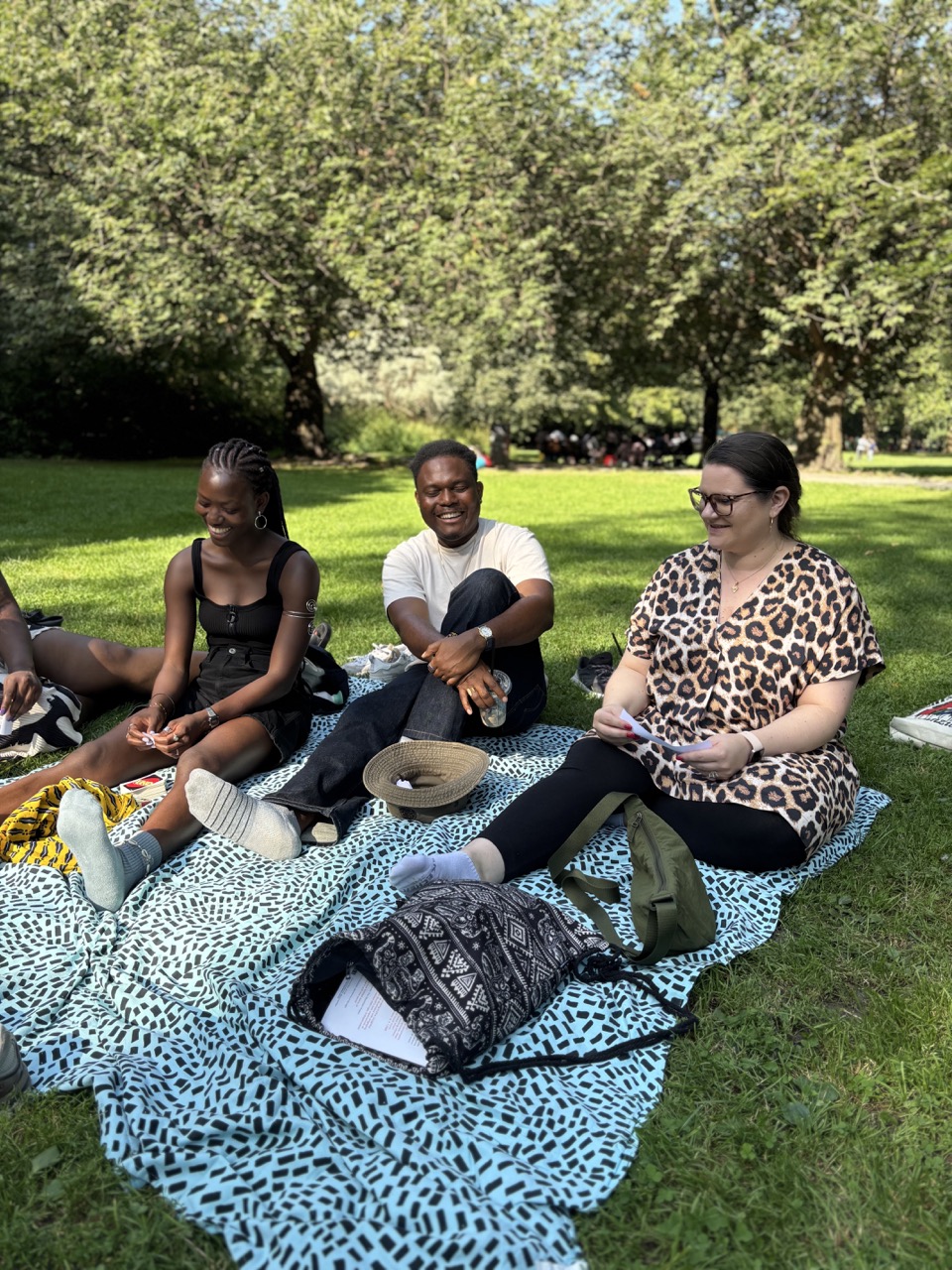 Community gathering at Humboldthain park
